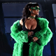 Illustration for article titled L. Ron Hubbard Chic Rihanna in Money Green at the iHeartRadio Awards